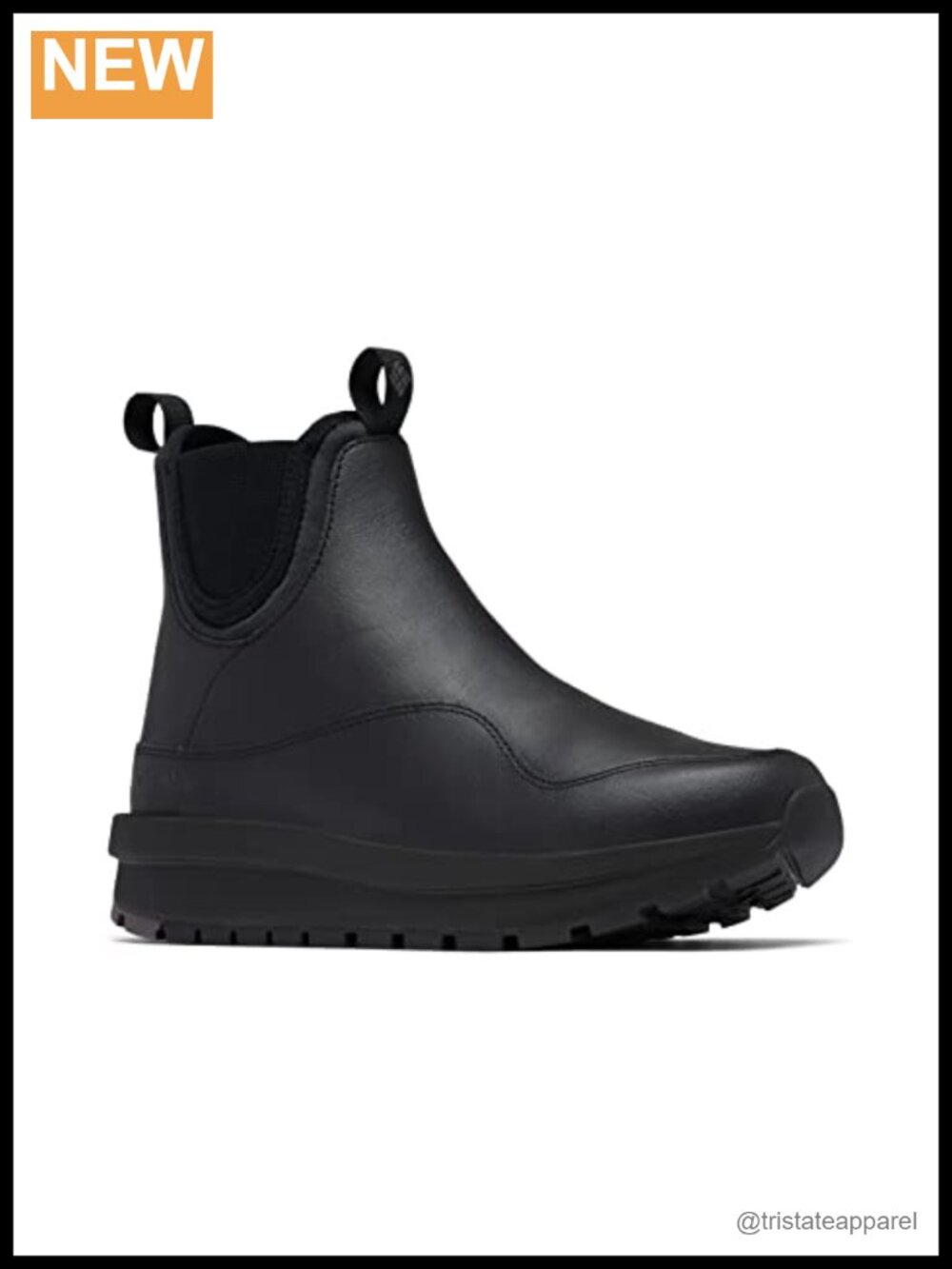 Columbia Moritza Chelsea Ankle Boots, Waterproof Leather, Omni-Heat, Slip-On